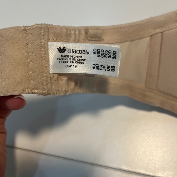 OBO Wacoal red carpet strapless bra 30D - sand - Picture 2 of 4